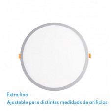 Downlight 15w 5500k Blanco Lejania 1x17,5x17,5 Cm 1425lm Empotrar Corte Ajustable 5-16d