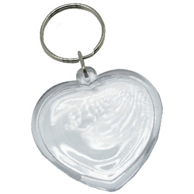 LLAVEROS CORAZON NIEF.PLASTICO CRISTAL 4