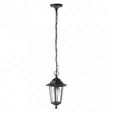 Colgante Exterior Aluminio Auriga 1xe27 Negro Regx17x17 Cm Ip44