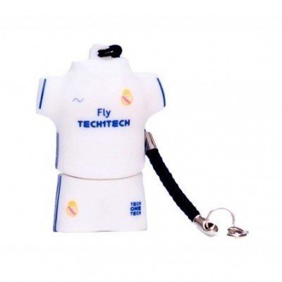 Pendrive 16GB Tech One Tech Equipacion Fútbol Blanco Merengue USB 2.0