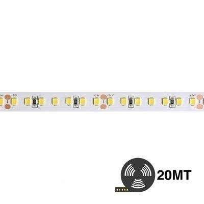 Tira LED 2700K 24V 14,4W/m 120LED/m IP20 20m