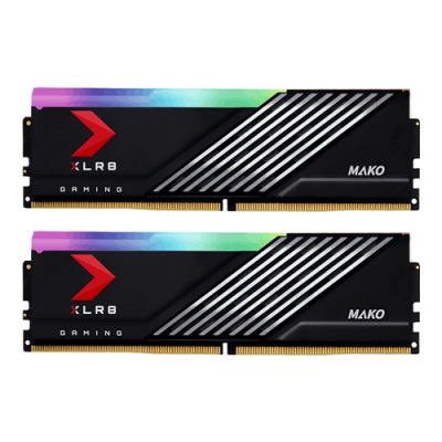 PNY XLR8 Gaming MAKO RGB DDR5 - 32GB KIT (2x16GB) - 6000 MHz - PC5-48000 - 1.3V - XMP - CL40