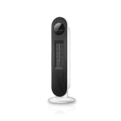 Daewoo DW9511 Calefactor Ceramico de Torre 2000W - Tecnologia PTC - Mando a Distancia - Termostato Regulable - Funcion Oscilante - Pantalla LED