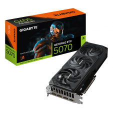 GIGABYTE GeForce RTX 5070 WINDFORCE SFF 12G Tarjeta gráfica - 12 GB GDDR7, 192 bits, PCI-E 5.0, Frecuencia del núcleo 2512 MHz, 3 x DP 2.1b, 1 x HDM