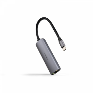 Nanocable CONVERSOR USB-C A RJ45, PD 100W, USB-C/M, 18 CM