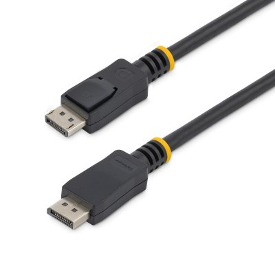 Cable de 1m DisplayPort 1.2 - Cable DisplayPort 4K x 2K Ultra HD Certificado por VESA - Cable DP a DP para Monitor - con Conectores DP con Pestillo