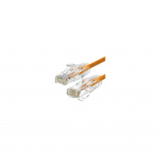 WP WPC-PAT-6AU002O-S cable de red Naranja, Transparente 0,2 m Cat6a U/UTP (UTP)