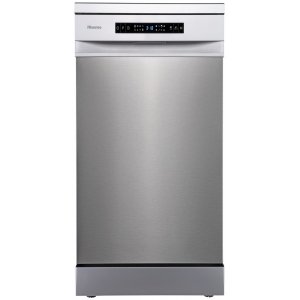 Lavavajillas Hisense HS543D10X 8 programas, 47dB, 45 cm, display 3ª bandeja, inox