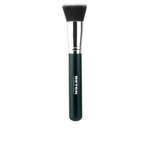 BROCHA MAQUILLAJE kabuki plana pelo sintético 17 cm