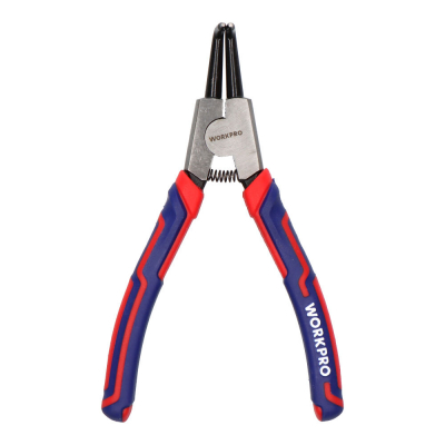 Alicates curvados arandelas pro, retencion interior, 180 mm