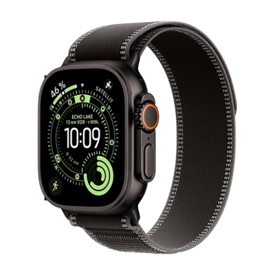 Watch Apple Watch Ultra 3 (2025) 5G 49mm Black Titanium Case with Trail Loop M/L - Black/Charcoal