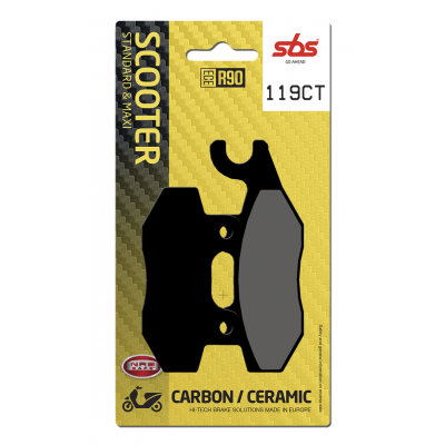 CT Scooter Carbon Tech Organic Brake Pads SBS 119CT