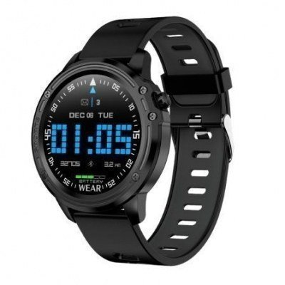RELOJ INTELIGENTE LEOTEC MULTISPORTS ECG COMPLETE NEGRO - ESFERA 3.09CM TÁCTIL COLOR - BT4.0 - ALERTAS - SALUD - IP68 - BAT 380MAH - IOS/ANDROID