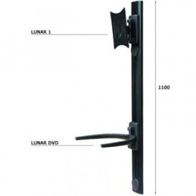 SOPORTE DE PARED ORIENTABLE OMB LUNAR-GENIO PARA PANTALLA 10-50 VERTI.+-20Âº GIRO 90Âº VESA 200x20