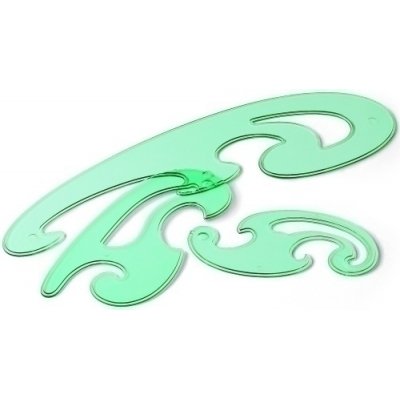 PLANTILLAS JUEGO 3 CURVAS C/BOLSA