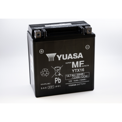 Maintenance-Free Battery YUASA YTX16(WC)