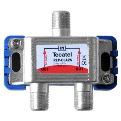 Repartidor TDT/SAT F 2D 3,9dB TECATEL
