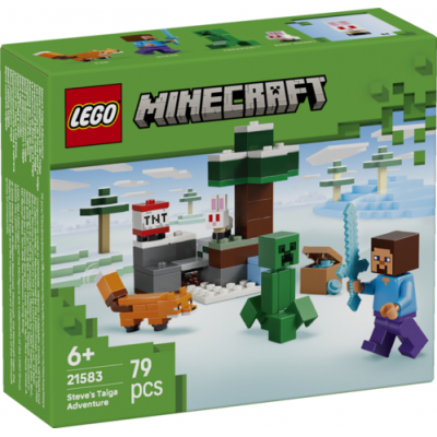 Lego minecraft la aventura de steve en la taiga