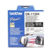 Etiquetas Multipropósito BROTHER 17x54mm 400U (DK11204)