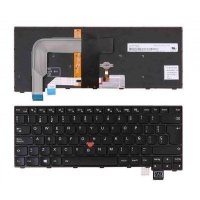 Teclado compatible para portátil LENOVO Thinkpad 13 / T460s / T470s / 13 20Gk / 13 20Gj / Fru01en610 / Negro / Retroiluminado