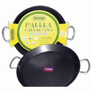 Paellera Guison 40 cm, inducción , antiadherente, inox