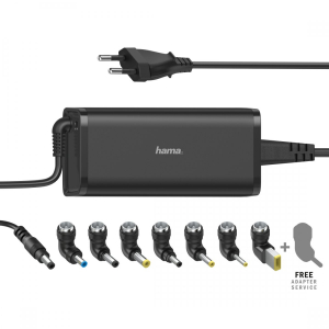 Hama PC Cargador universal portátil 8 adapt., de 15-19V/90W