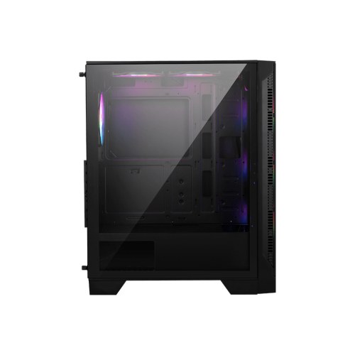 MSI MAG FORGE 120A AIRFLOW carcasa de ordenador Midi Tower Negro, Transparente