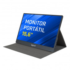 iggual Monitor portátil 15,6\1 IPS FHD USB-C funda