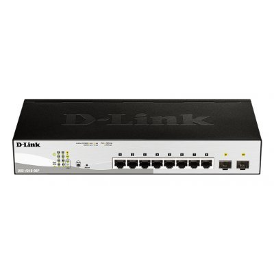 DGS-1210-08P switch Gestionado L2/L3 Gigabit Ethernet (10/100/1000) Energía sobre Ethernet (PoE) Negro