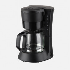 Cafetera De Goteo Xena 6tazas Negro 600w Filtro Perman Jarra Cristal 0,6l Placa Calorif.26x16x22cm