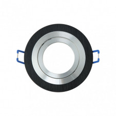 Empotrable Orient.cenote 1xgu10 Redondo Wengue/cro 2x9,2x9,2 Cm 8 De Corte.c/portalampara