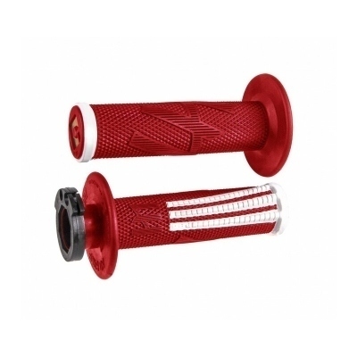 Puños ODI Emig Pro V2 Lock-On Rojo/Blanco H36EPRW