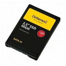 Disco duro interno solido ssd intenso high 120gb 2.5pulgadas sata3