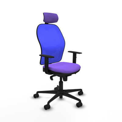Jorquera sincro malla azul bali lila brazos 1D base nailon cabecero 2D ruedas 65mm nailon