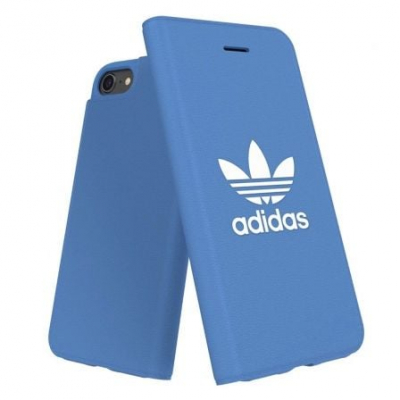 CARCASA ADIDAS ORIGINAL BASICS FW18 BLANCO / AZUL COMPATIBLE CON IPHONE 6 / 6S / 7/ 8