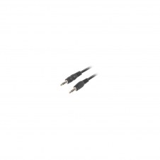 CABLE AUDIO ESTEREO LANBERG JACK 3.5MM MACHO A JACK 3.5MM MACHO 2M NEGRO CA-MJMJ-10CC-0020-BK