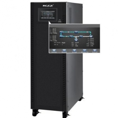 SAI Online Phasak Tempus 3P/3P 30 KVA Online lcd/ 30000VA30000W/ 3 Salidas/ Formato Torre
