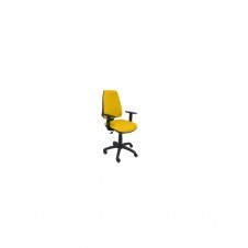SILLA ELCHE CP BALI AMARILLO BRAZOS REGULABLES RUEDAS DE PARQUET 14CPBALI100B10RP