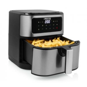 Freidora de aire Princess 183043PR, 7 litros, 1700W, sin aceite, inox