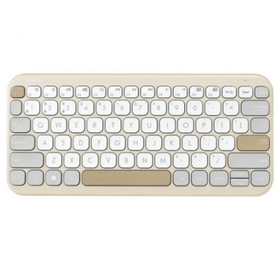 Teclado Inalámbrico Asus Marshmallow KW100/ Beige