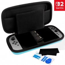 Nacon Pack Funda Rigida L+ Protector para Nintendo Switch 2 Azul (SWITCHNEWPACK5BLUE)