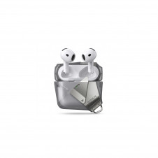 Aulumu A29 Geo para AirPods 4 Funda Gris