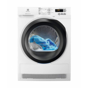 Secadora con bomba de calor Electrolux EW7H5833LB, Serie 700 GentleCare, 8kg, clase A+++, 177 kWh año, 67dB, Inverter, display, blanco