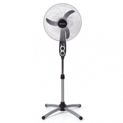 VENTILADOR DE PIE ORBEGOZO SF 0156 - 60W - ASPAS 45CM - 3 VELOCIDADES - CABEZAL OSCILANTE - POSICIÓN FIJA/OSCILANTE - ALTURA REGULABLE HASTA 155CM