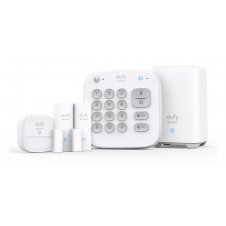 Eufy Security 5 piezas Smart Home Set, sistema de seguridad inteligente para el hogar, con cerradura de puerta, sensor de movimiento, 2 sensores de ro
