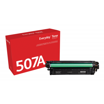 Everyday El tóner Everyday? Negro de Xerox es compatible con HP 507A (CE400A), Capacidad estándar