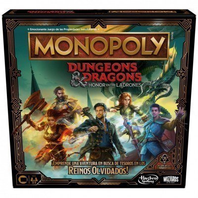 Juego de mesa hasbro monopoly dungeons & dragons honor entre los ladrones español