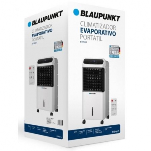 Climatizador Evaporativo Blaupunkt BP2008/ 80W/ Deposito 12L/ Función Calefactor