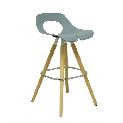 Taburete Arcas azul.