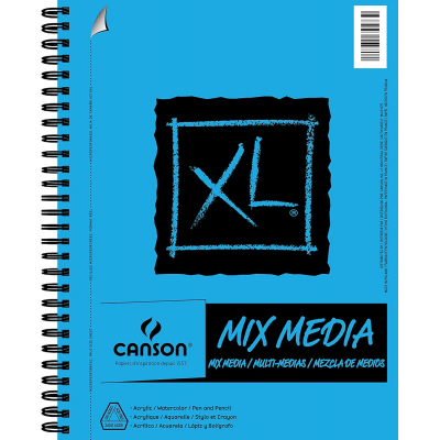 XL Mix Media Bloc de hojas de papel para bellas artes 30 hojas